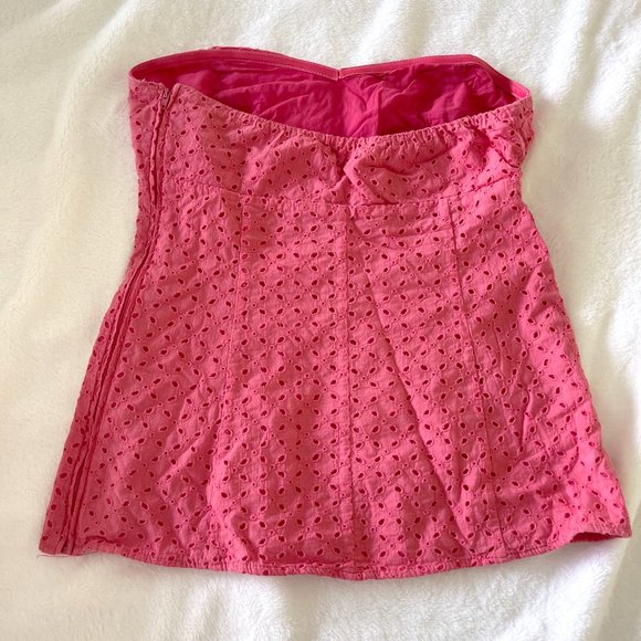 Guess Hot Pink Peplum Top - Picture 2 of 4